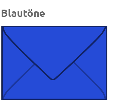 Quadrat Briefumschlag Kuvert Briefkuvert Umschlag Blau Briefumschläge