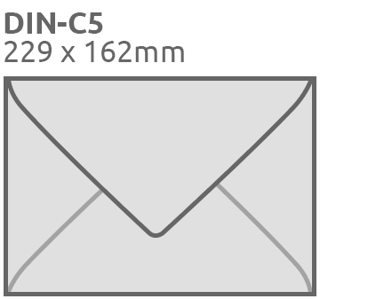 Kuverts C5, 162x229mm