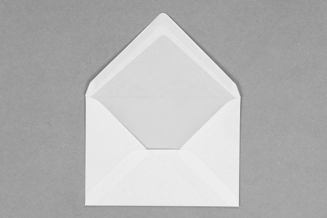 Briefumschläge DIN C6, Weiß mit Innenfutter