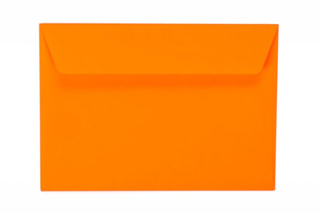 Briefumschläge DIN C6 haftklebend, Neon Orange