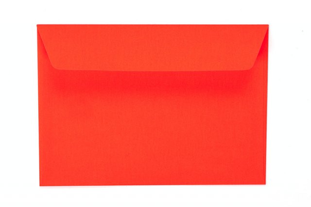Briefumschläge DIN C6 haftklebend, Neon Rot