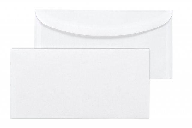 Briefumschläge DIN Lang+, Weiß