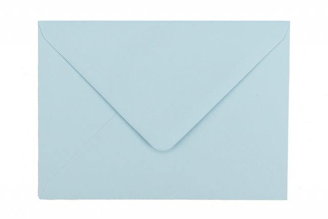 Briefumschläge DIN B6, Hellblau