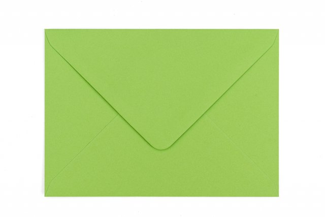 Briefumschläge DIN B6, Grün