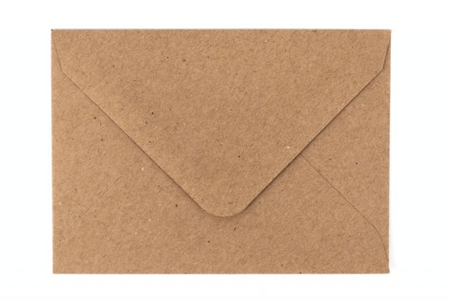 Briefumschläge DIN B6, Kraftpapier