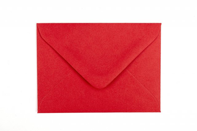 Briefumschläge DIN C7, Rot