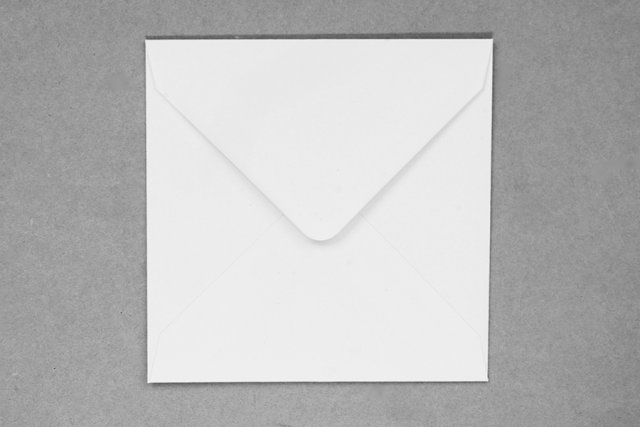 Briefumschläge Quadratisch 130x130 mm, Weiß
