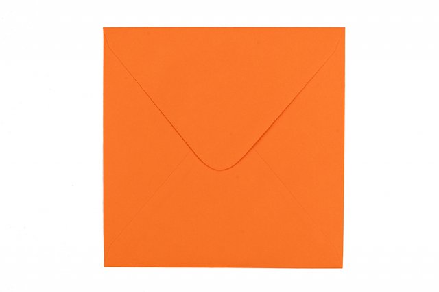 Briefumschläge Quadratisch 155x155 mm, Orange