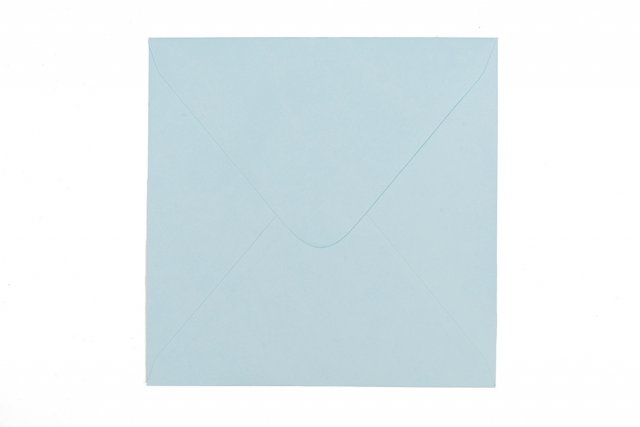 Briefumschläge Quadratisch 155x155 mm, Hellblau
