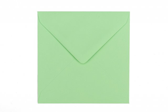 Briefumschläge Quadratisch 130x130 mm, Hellgrün