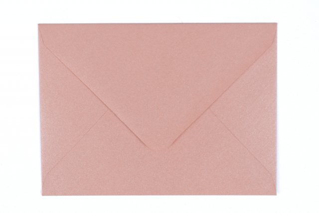 Briefumschläge DIN C7, Perlmutt Rosa