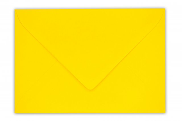 Briefumschläge DIN B6, Gelb