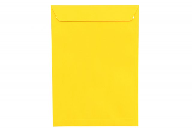 Briefumschläge DIN C4 haftklebend, Gelb
