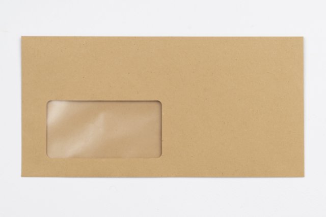 Briefumschläge DIN Lang mit Fenster, Natron-Papier