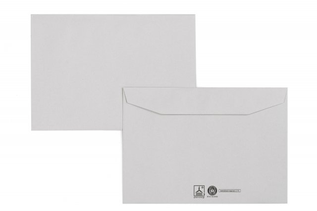 Briefumschläge DIN C5, Recycling Grau