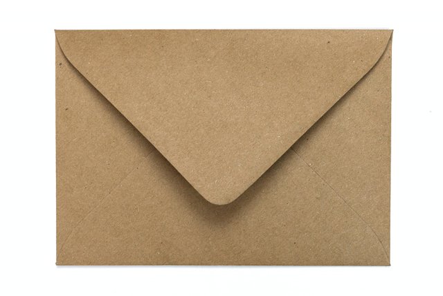 Briefumschläge DIN C6, Kraftpapier