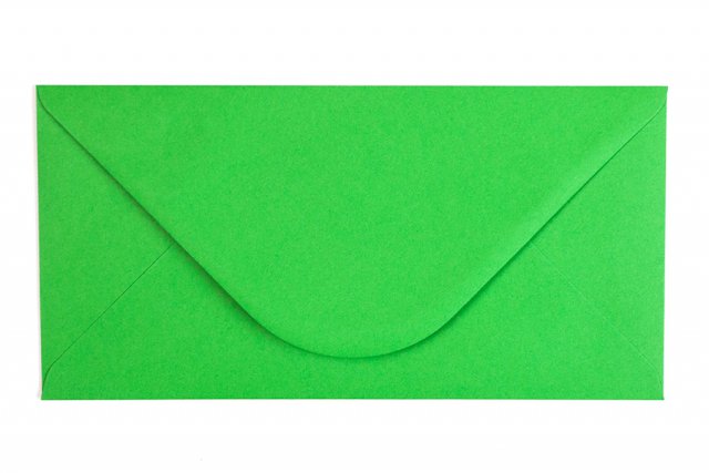 Briefumschläge DIN lang, Grün