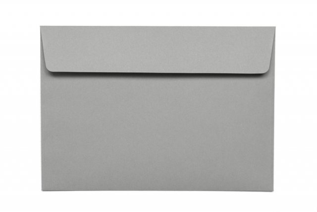 Briefumschläge DIN C6 haftklebend, Grau