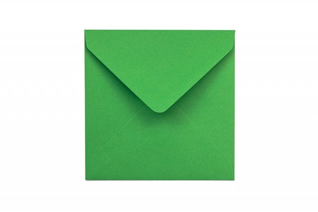 Briefumschläge Quadratisch 130x130 mm, Grün