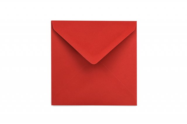 Briefumschläge Quadratisch 130x130 mm, Rot