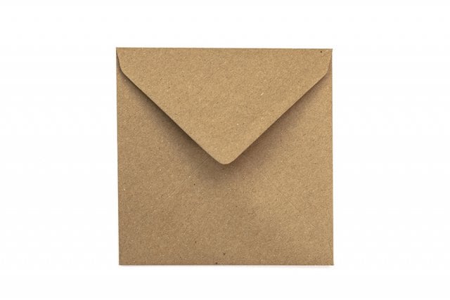 100 Premium Kraftpapier-Umschläge (133x184 Mm) – 100% Recycelt, Gummiert, Für Karten & Mehr
