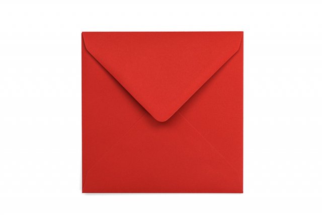 Briefumschläge Quadratisch 155x155 mm, Rot