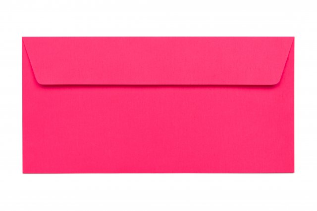 Briefumschläge DIN Lang haftklebend, Neon Pink