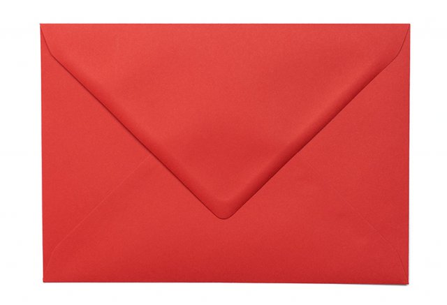 Briefumschläge DIN C5, Rot