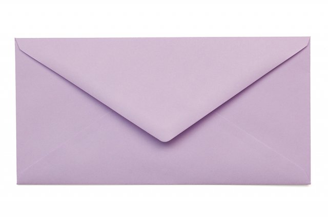 Briefumschläge DIN lang, Lavendel