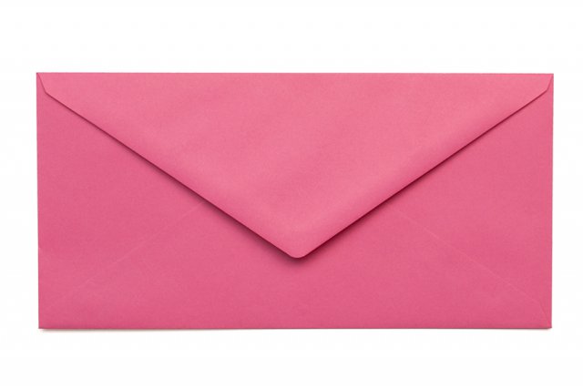 Briefumschläge DIN lang, Pink