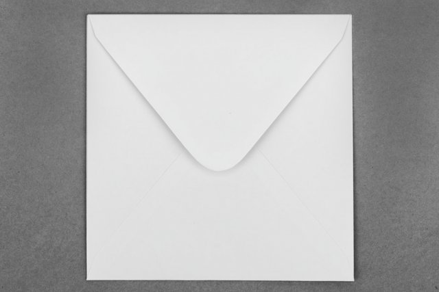 Briefumschläge Quadratisch 155x155 mm, Weiß