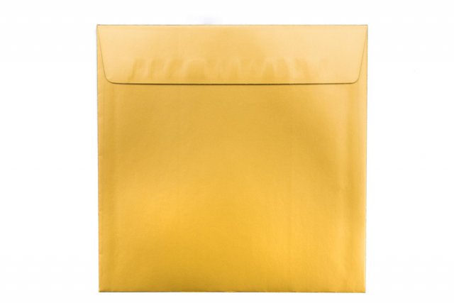 Briefumschläge Quadratisch 160x160 mm, Gold