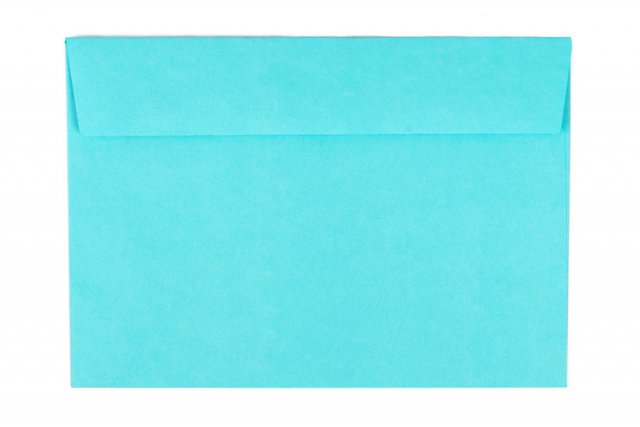 Briefumschläge DIN C6 haftklebend, Mittelblau
