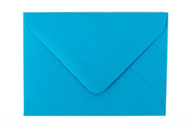 Briefumschläge DIN C7, Blau