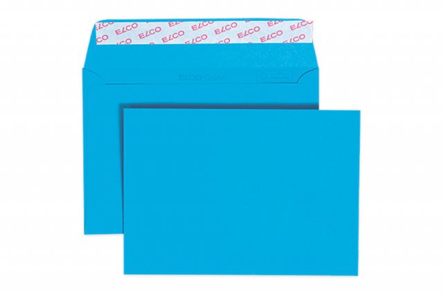 Briefumschläge Elco DIN C6 haftklebend, Intensiv-Blau