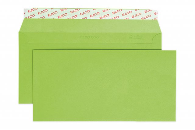 Briefumschläge Elco DIN Lang+ haftklebend, Intensiv-Grün