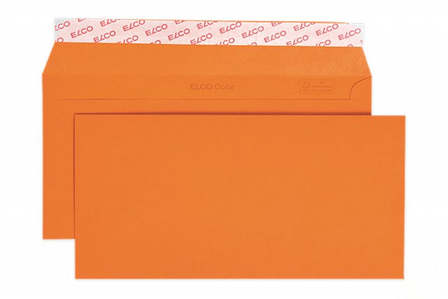 Briefumschläge Elco DIN Lang+ haftklebend, Orange