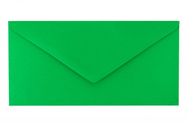 Briefumschläge DIN lang, Grün