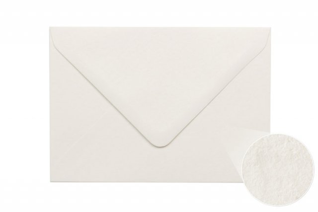 Briefumschläge DIN C6, Weiß, gehämmerte Struktur