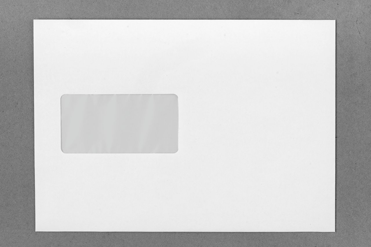 Briefumschläge mit Fenster gummiert c5 162 x 229mm weiß 110gsm Envelope Wallet Büro 