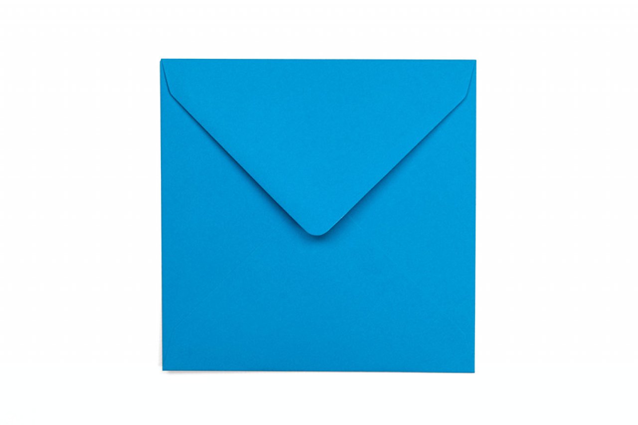 Blau Briefumschläge Quadrat Briefumschlag Kuvert Briefkuvert Umschlag 
