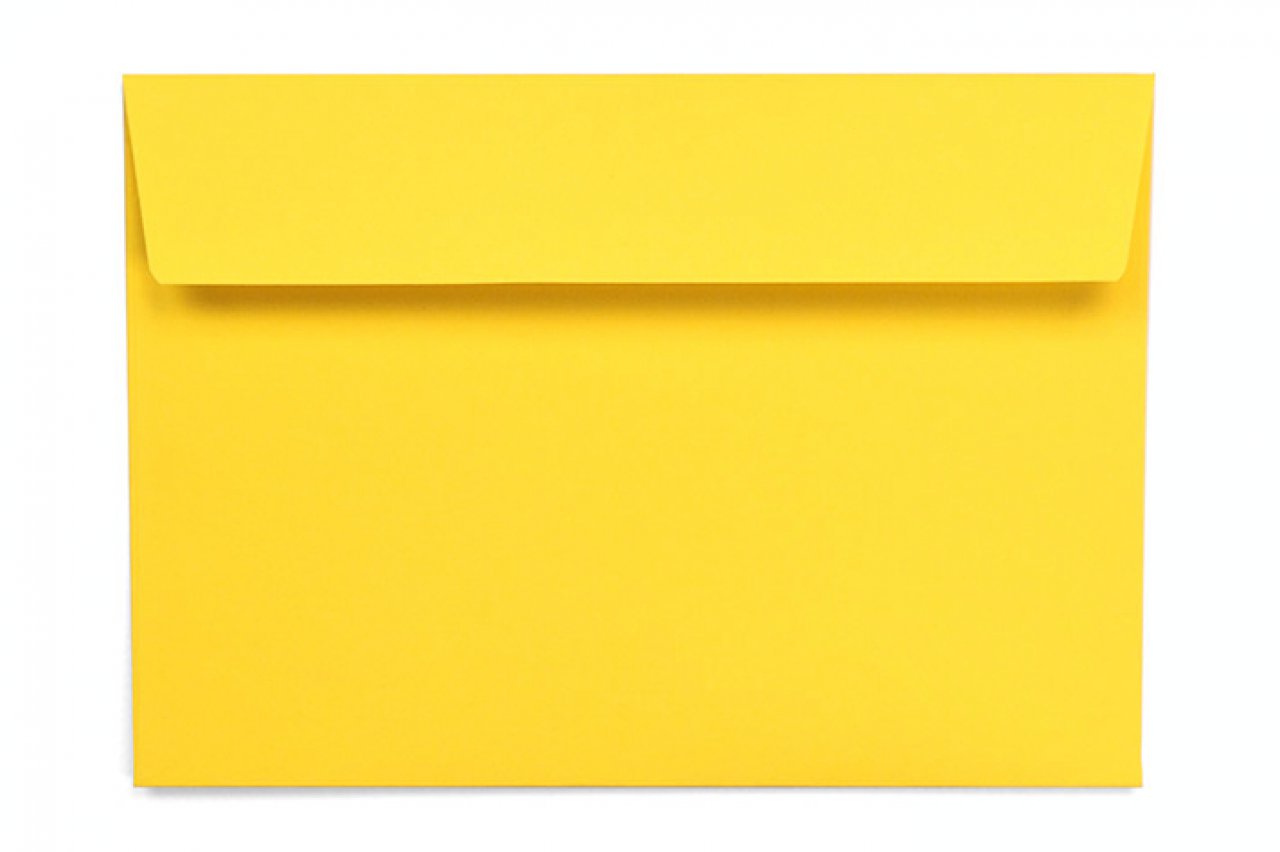 Briefumschläge DIN-C6 Gelb Briefumschlag Kuvert Briefkuvert Umschlag 